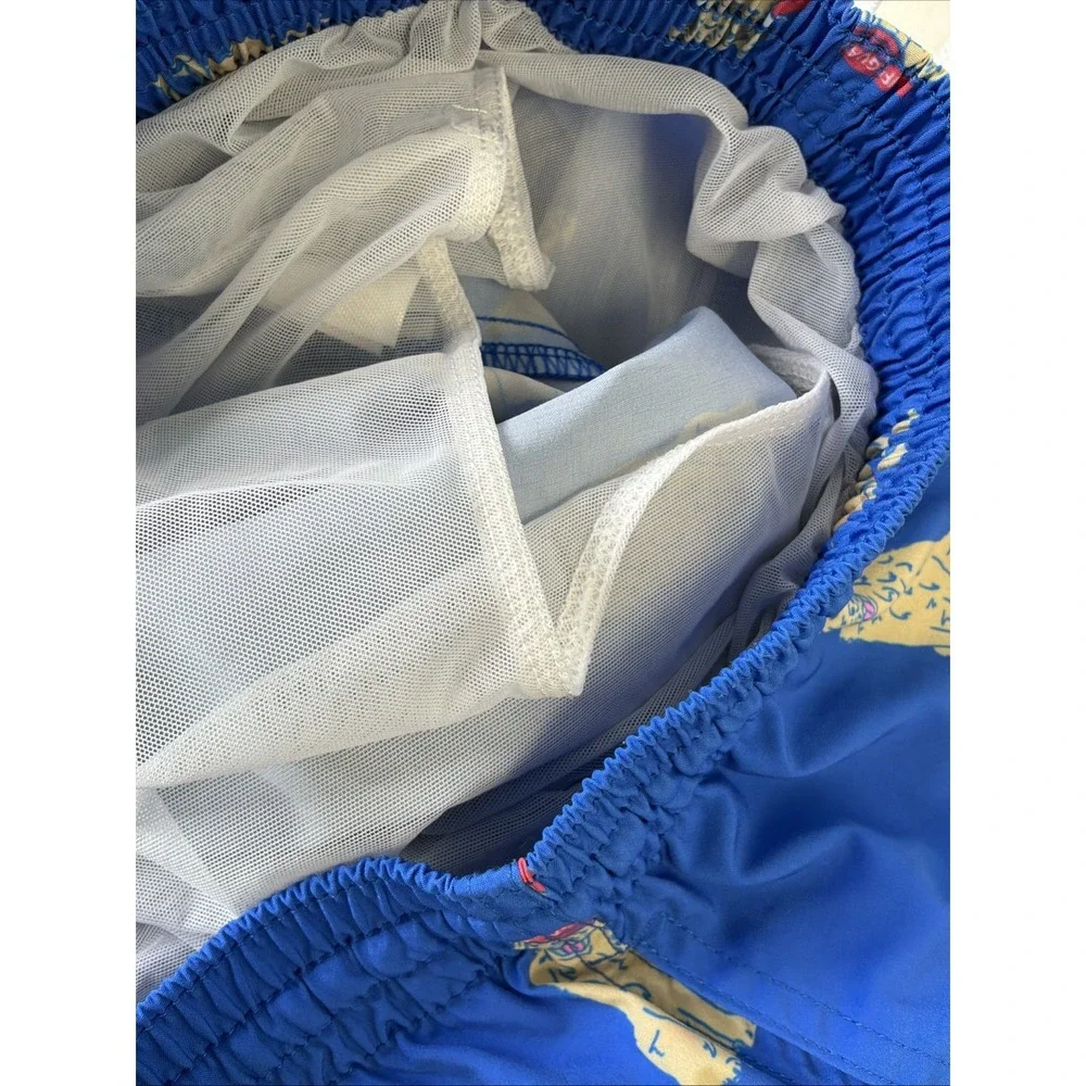 Chubbies Men's Swim Trunks Blue Lifeguard Dog Size S 5.5